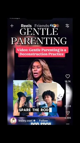 joymarilie Instagram post about Gentle parenting and religion
