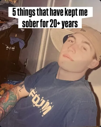 jtm_fit Instagram post about Sobriety and recovery