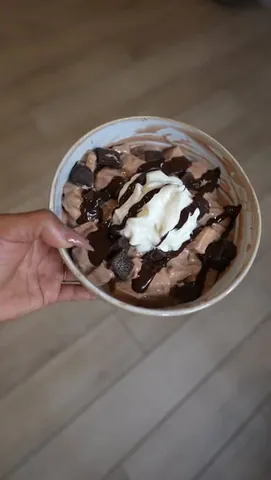 _juliarene Instagram post about High protein dessert recipe