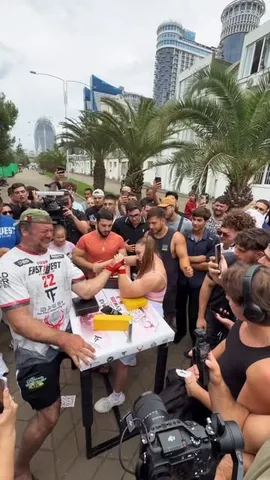 julia_vins Instagram post about Armwrestling event