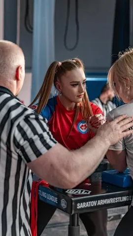 julia_vins Instagram post about Armwrestling competition