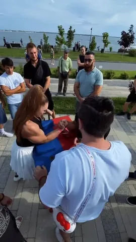 julia_vins Instagram post about Armwrestling event