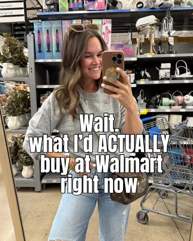 julienfranks Instagram post about Walmart fall fashion