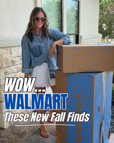 julienfranks Instagram post about Walmart fall fashion