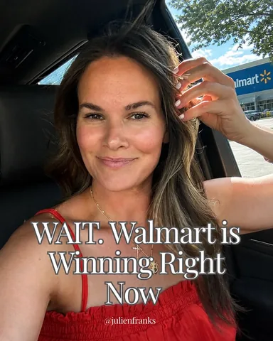 julienfranks Instagram post about Walmart shopping finds