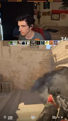 just9nortiz Instagram post about Counter Strike 2 gameplay