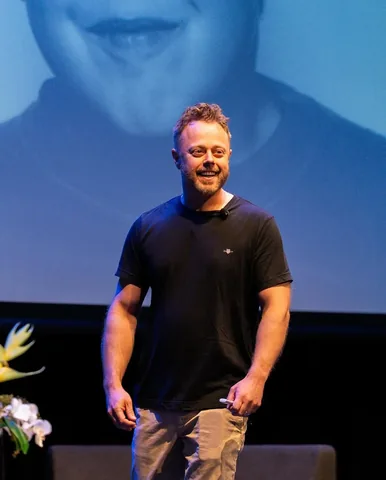 justindry Instagram post about Conference participation