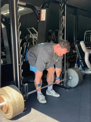justin_shier Instagram post about Lower body training