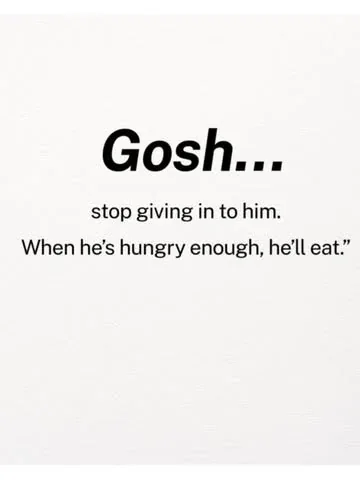 just_like_me_stories Instagram post about Autism and food selectivity