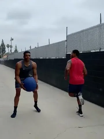 justtrain Instagram post about Tribute to Russell Westbrook