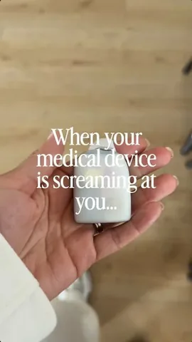 karimjones Instagram post about Insulin pump alarms
