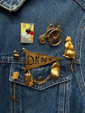 karlareed Instagram post about Vintage jacket auction