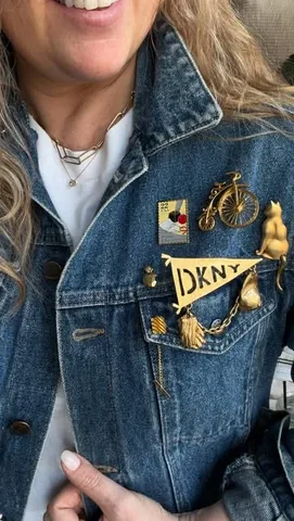 karlareed Instagram post about Vintage jacket auction preview