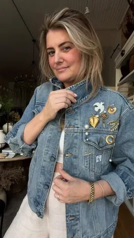 karlareed Instagram post about Vintage jacket auction preview
