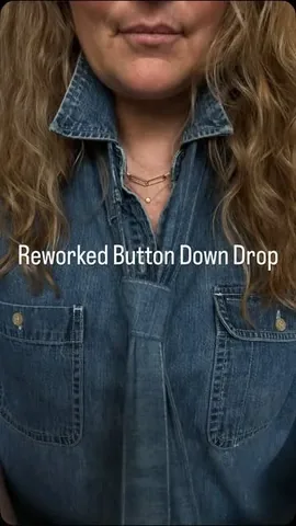 karlareed Instagram post about Reworked shirt styling