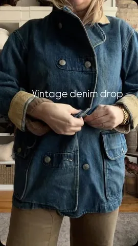 karlareed Instagram post about Vintage denim jackets