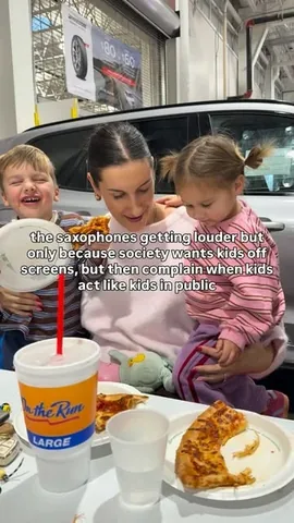 karrie_locher Instagram post about Children in public spaces