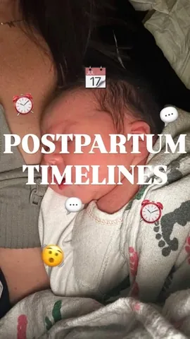 karrie_locher Instagram post about Postpartum expectations and infant development