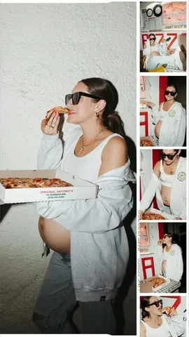 karrie_locher Instagram post about Maternity fashion and pregnancy representation