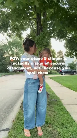 karrie_locher Instagram post about Secure attachment and child dependence