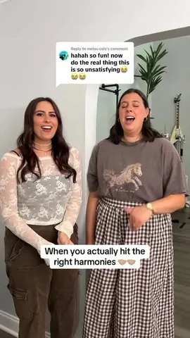 katherinecimorelli Instagram post about Vocal harmony