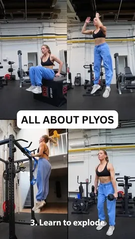 katiecrewe Instagram post about Plyometric training and healthy aging