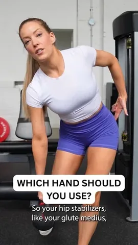 katiecrewe Instagram post about Load positioning in unilateral exercises