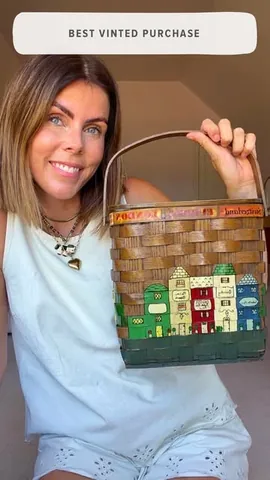 katie_ellison Instagram post about Vintage bag purchase