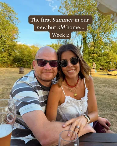 katie_ellison Instagram post about Settling into a new home