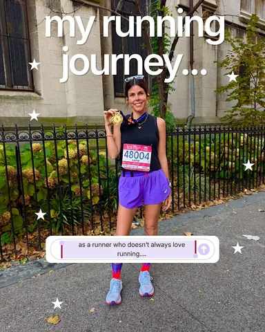 katie_ellison Instagram post about Marathon running journey