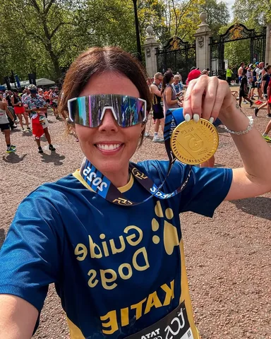 katie_ellison Instagram post about London Marathon