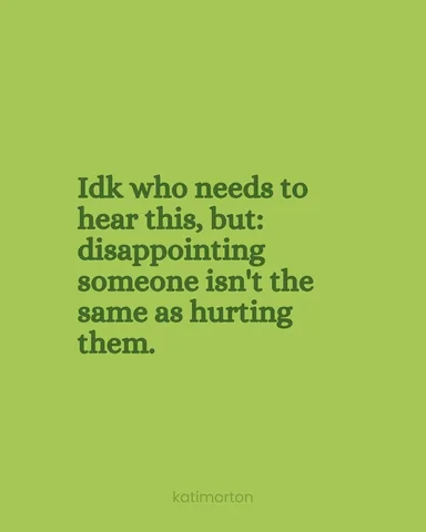 katimorton Instagram post about People pleasing and boundaries
