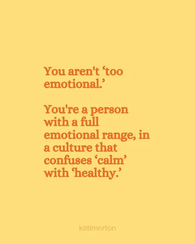 katimorton Instagram post about Emotional intensity