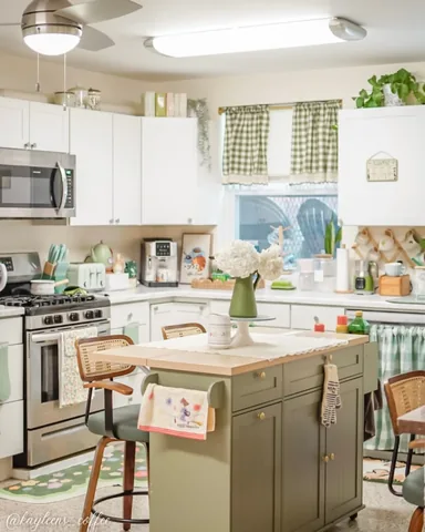 kayleens_coffee Instagram post about Cottagecore kitchen