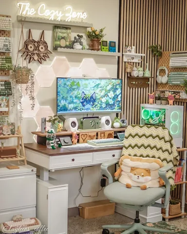 kayleens_coffee Instagram post about Gaming setup