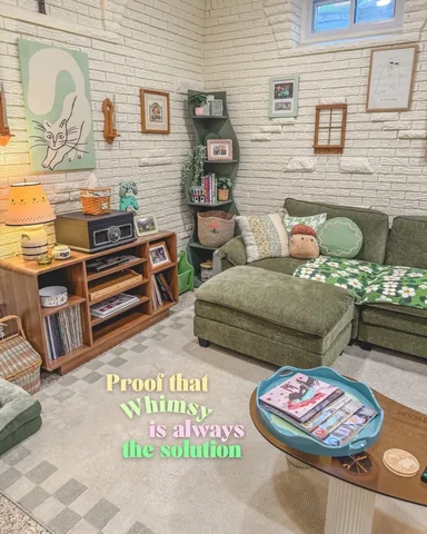kayleens_coffee Instagram post about Whimsical interior design
