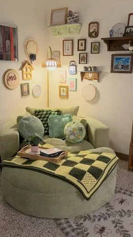 kayleens_coffee Instagram post about Cozy home corner
