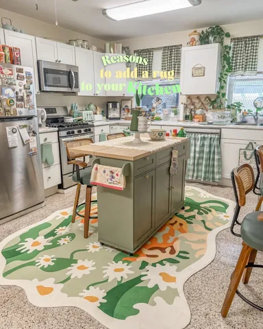 kayleens_coffee Instagram post about Kitchen rug