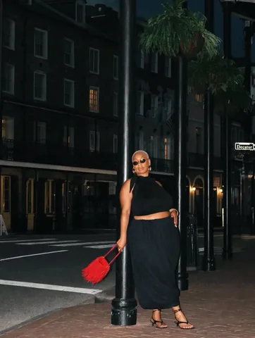 kellyaugustine Instagram post about Designer fashion selection