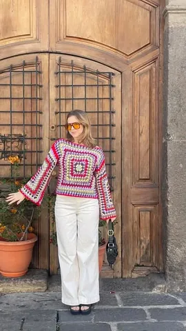 _kellygooch Instagram post about Crochet sweater