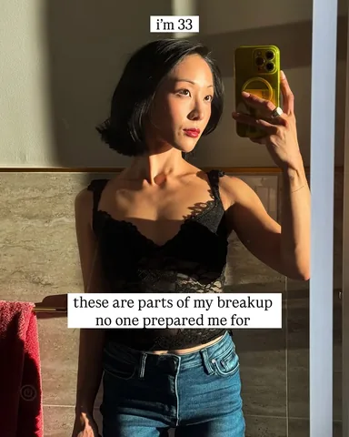 kellyu Instagram post about Breakup recovery