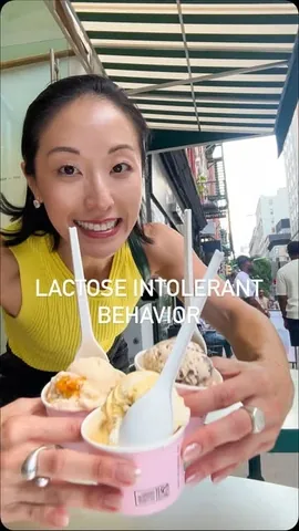kellyu Instagram post about Lactose intolerance