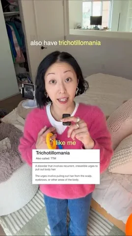 kellyu Instagram post about Trichotillomania