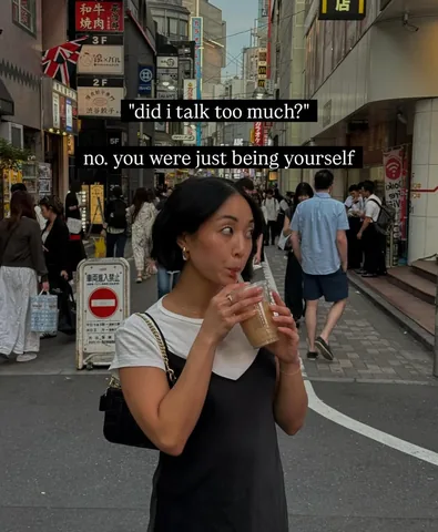 kellyu Instagram post about Overthinking