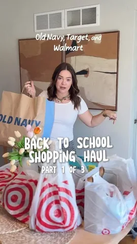 kelsiekristine Instagram post about Back to school shopping haul