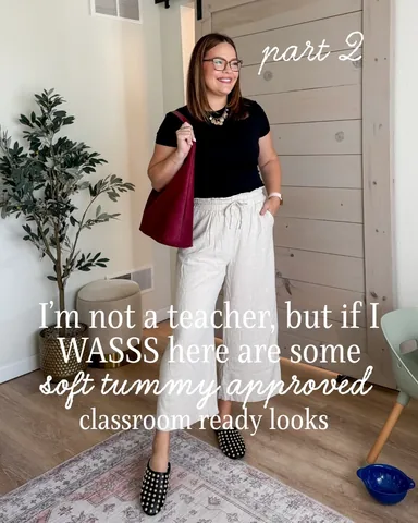 kelsiekristine Instagram post about Teacher outfit ideas
