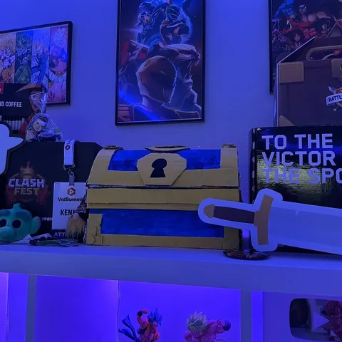 kennyjo_gaming Instagram post about Handmade gaming themed gift