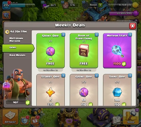 kennyjo_gaming Instagram post about Clash of Clans free reward