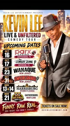 kevinleemagic Instagram post about Comedy tour dates