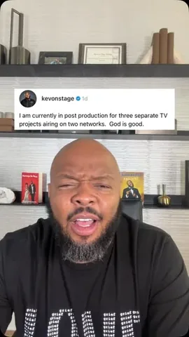 kevonstage Instagram post about Television projects